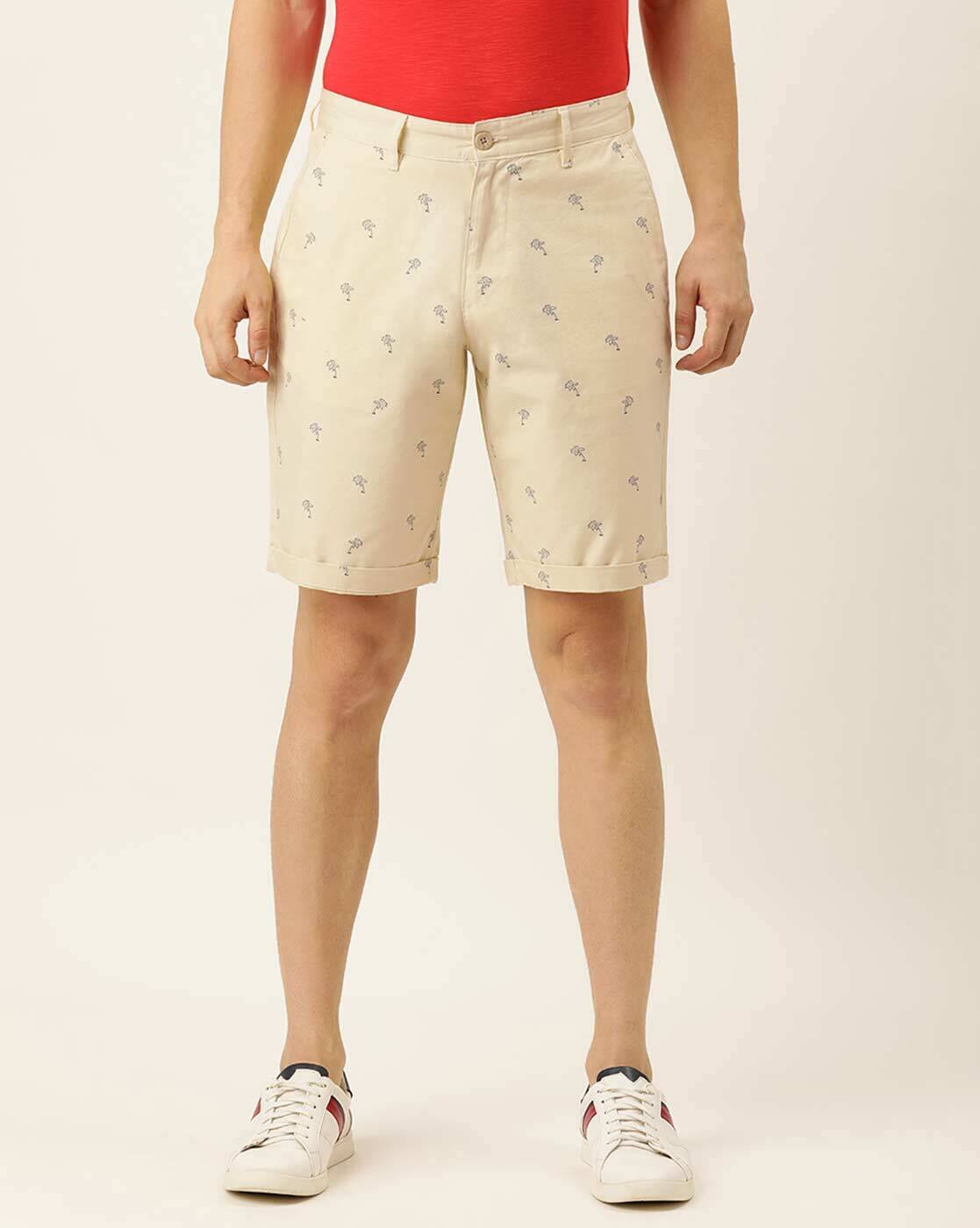 Buy Cream Shorts \u0026 3/4ths for Men by 