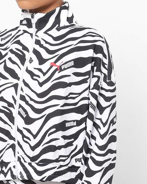 Puma zebra jacket hotsell