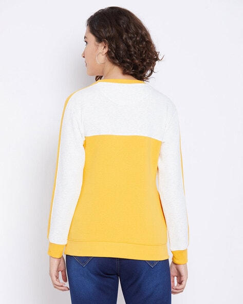 Octave yellow sweatshirt sale