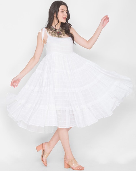 Buy White Dresses for Women by TERQUOIS ...