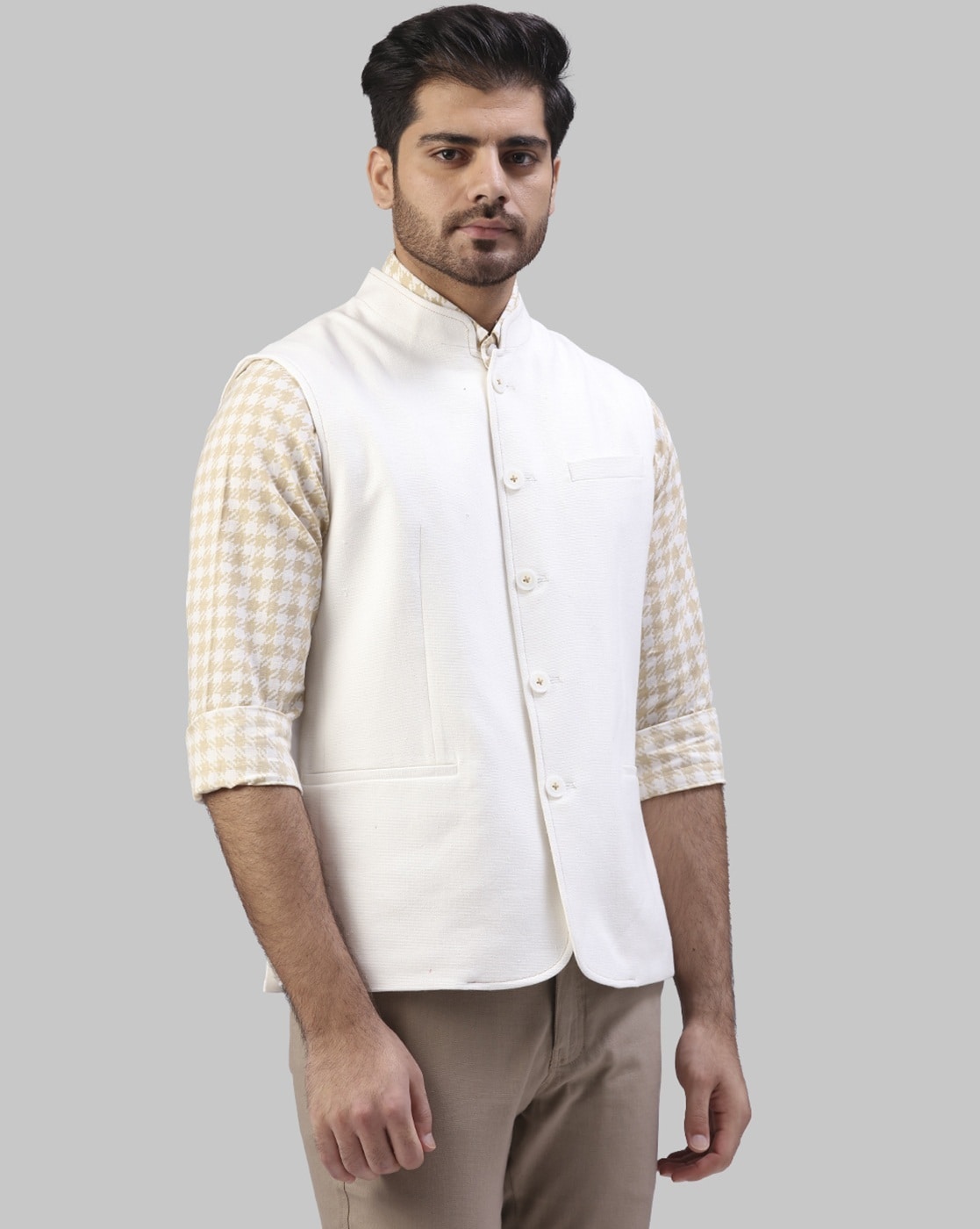 Buy Raymond Regular Fit Printed Maroon Waistcoat Online at Best Prices in  India - JioMart.