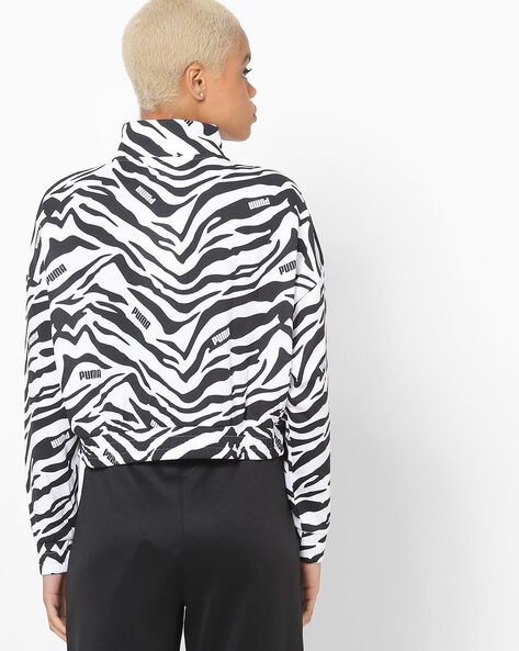 Puma zebra jacket hotsell