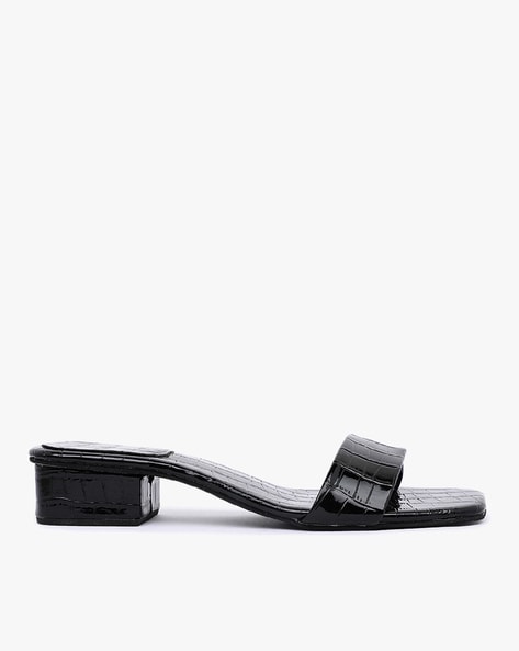 Croc discount block heel