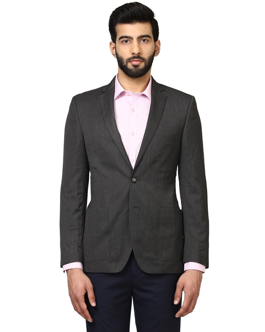 Buy Dark Grey Blazers & Waistcoats for Men by RAYMOND Online ...