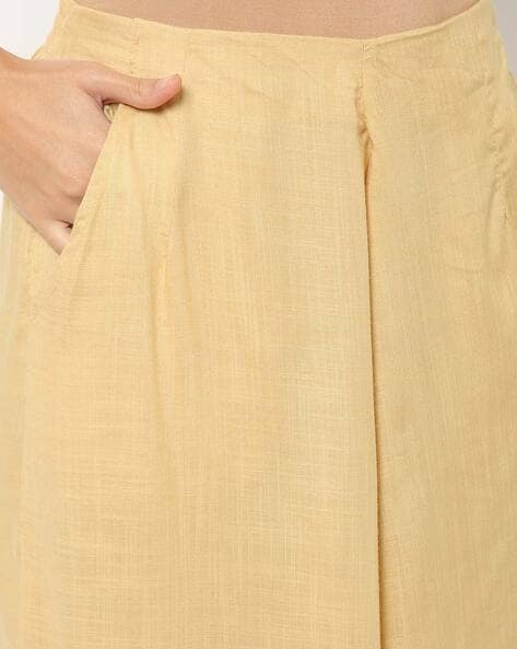 Buy Beige Pants for Women by De Moza Online