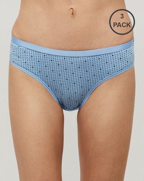 Pack of 3 Printed Hipster Panties