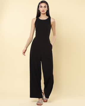 label ritu kumar Sleeveless Jumpsuit with Back Tie-Up-picture-6