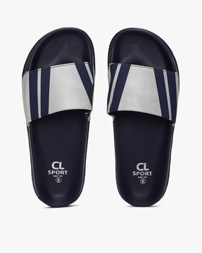 kapani black slide flip flop