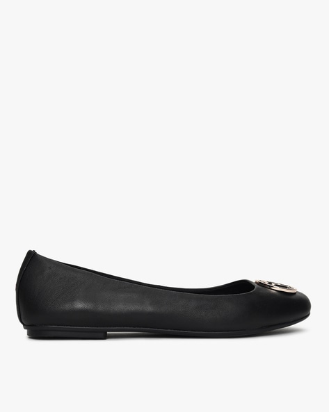 Buy Black Flat Shoes for Women TOMMY Ajio.com