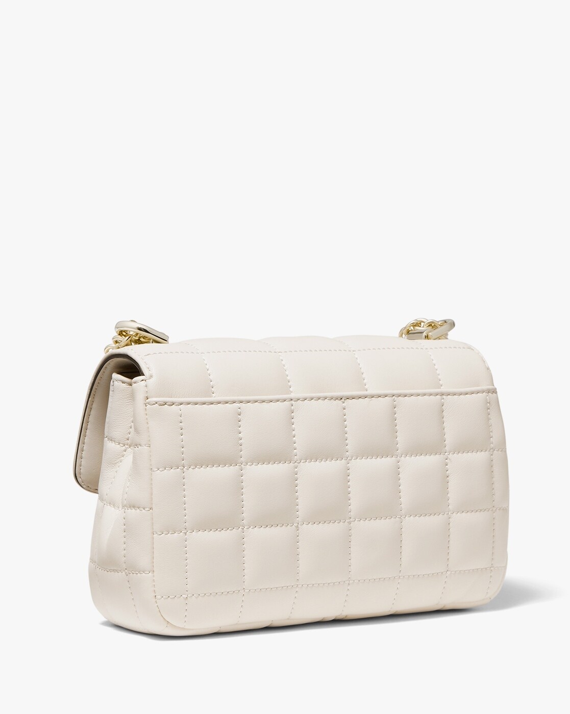 small Soho quilted shoulder bag Weiß - UhfmrShops