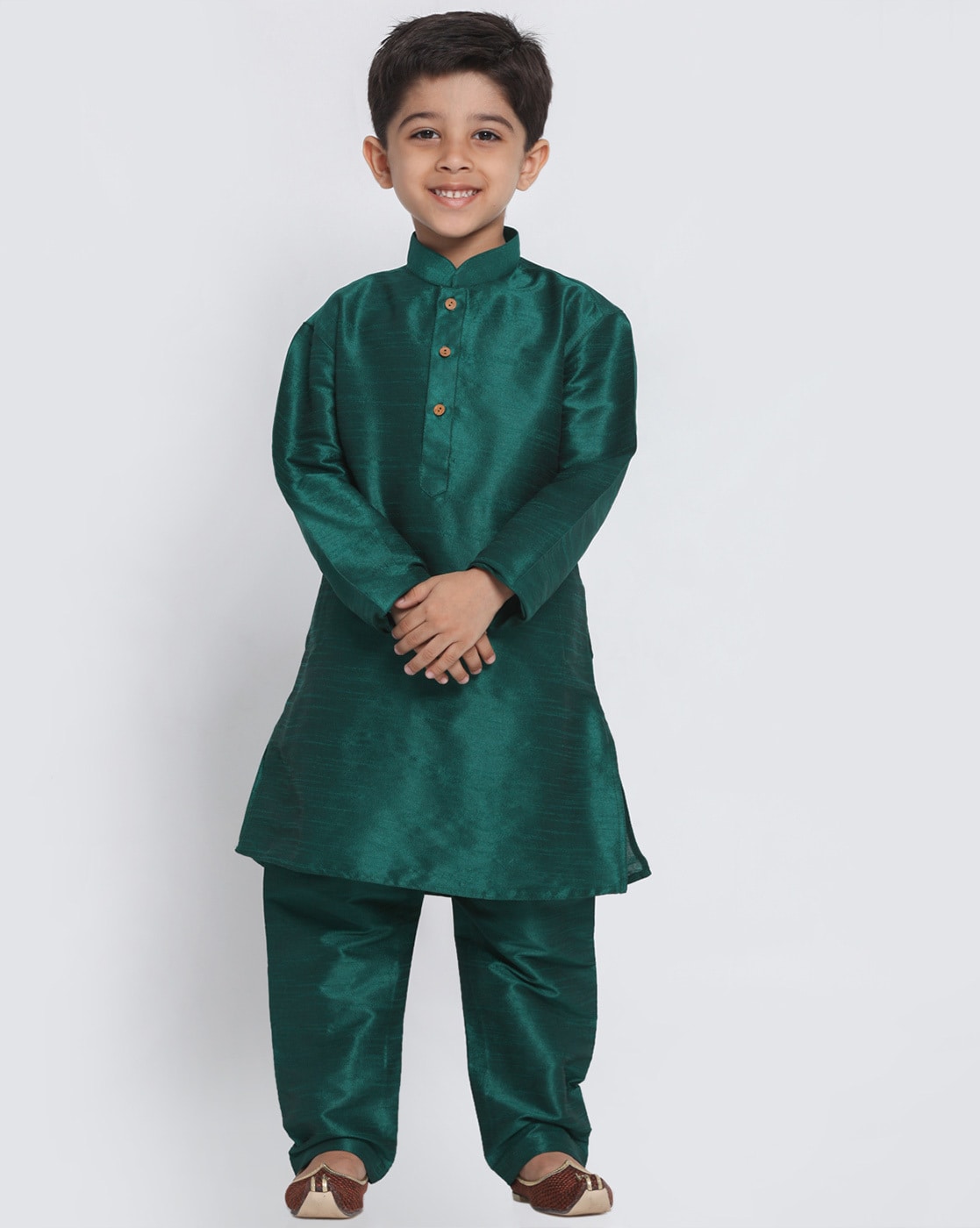 Buy Bottle Green Kurta Sets for Boys by Jbn Creation Online Ajio