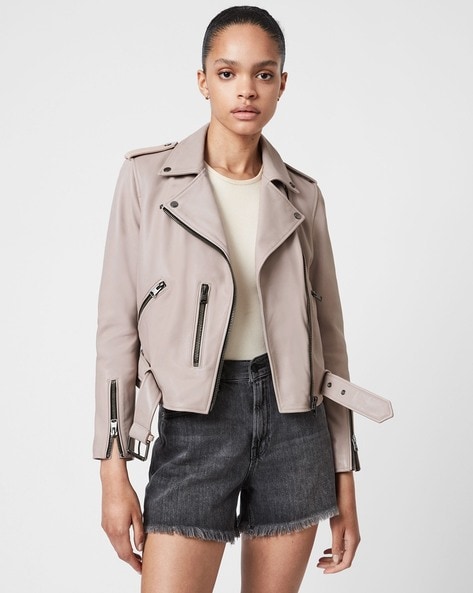 All saints moto jacket best sale