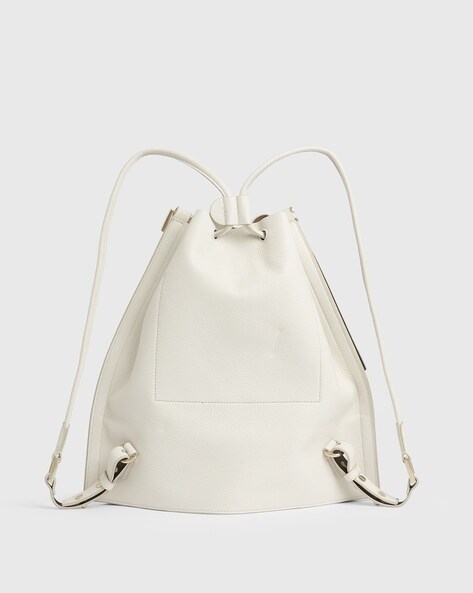 Olena Panelled Backpack with External Zipper Pocket