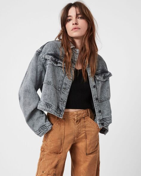 dessa balfern denim biker jacket