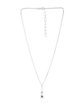 Buy Silver-Toned Necklaces \u0026 Pendants 