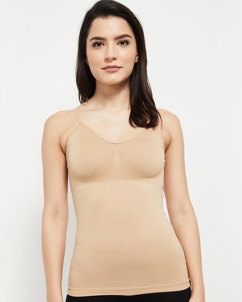 2 in 1 Camisoles Tank with Built-in Bra - Basic Seamless Camisole
