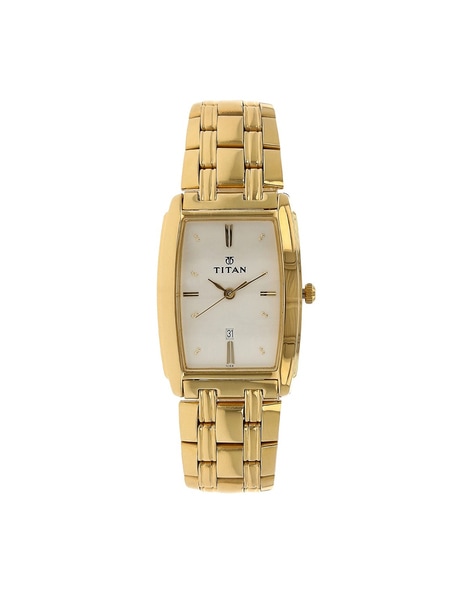 Titan gold clearance chain watches