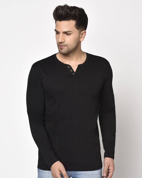 Buy Black Tshirts for Men by SMARTEES 