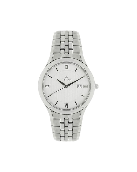 Titan silver deals watch price