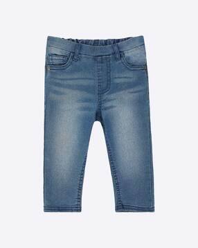 Lightly Washed Straight Fit Jeggings