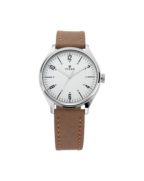 Titan white belt on sale watch