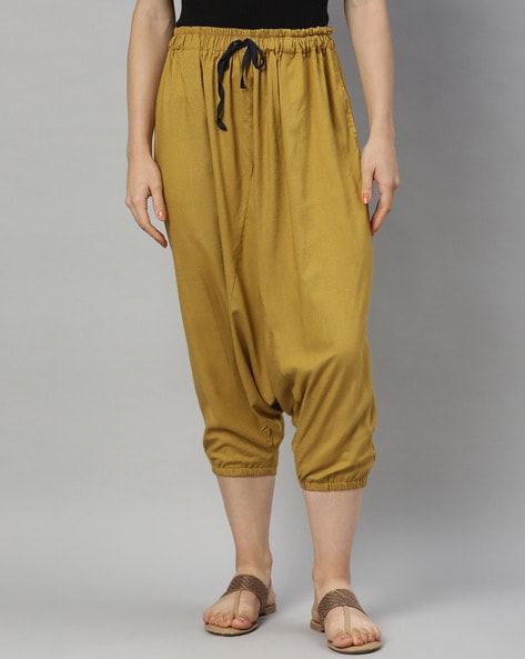 Slim fit store harem pants womens