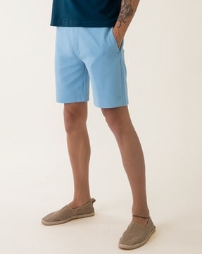 Striped City Shorts with Insert Pockets