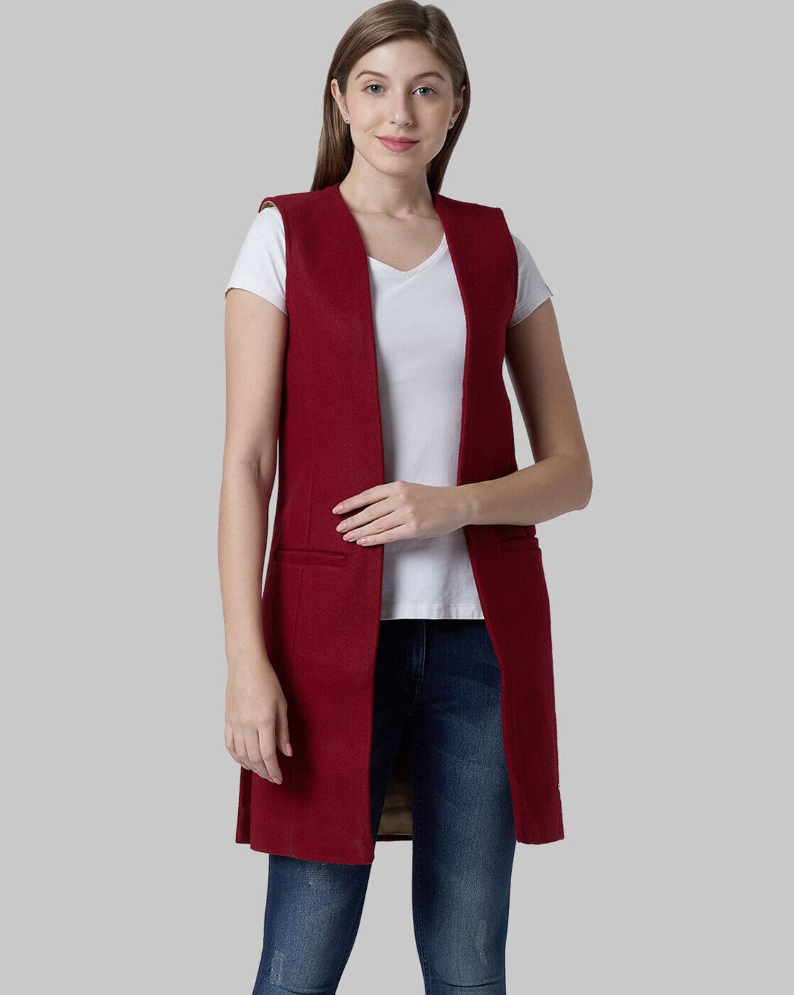 Buy Red Jackets \u0026 Coats for Women by 