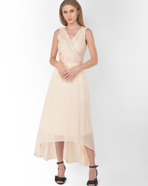 Buy Peach Dresses for Women by La Zoire Online  Ajiocom