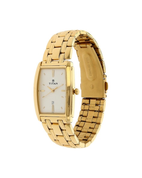 Titan gold chain watch hot sale