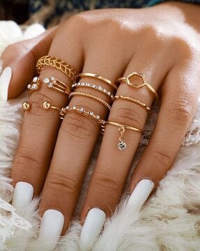 Buy Women's Stylish Finger Ring Online at Best Price | Othoba.com