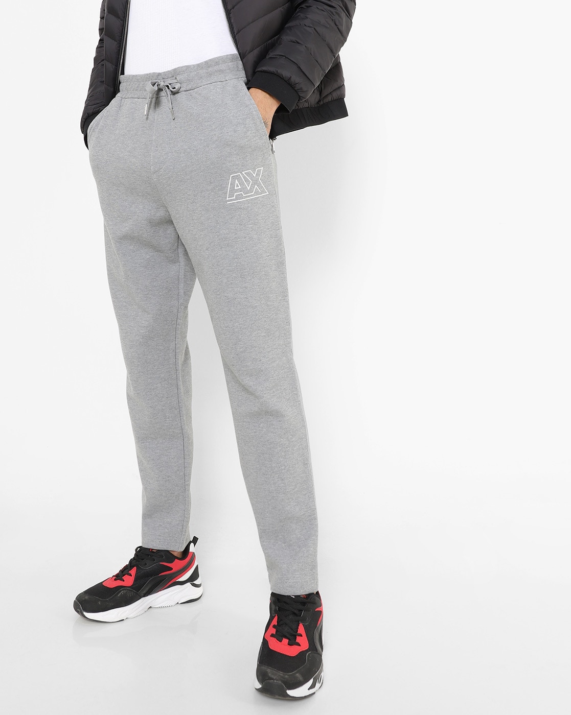 Armani joggers 2024 grey