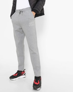 mens grey ea7 joggers