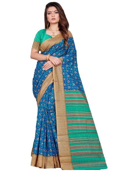 Vedant Vastram Women's Chiffon Braso Printed Saree Saree (Isha Orange ) at  Rs 439 in Surat