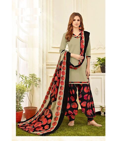 Printed Unstitched Dress Material Price in India