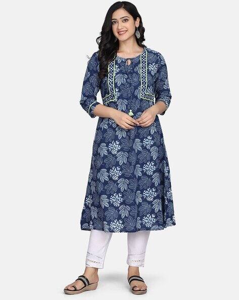 hand block printed kurtis