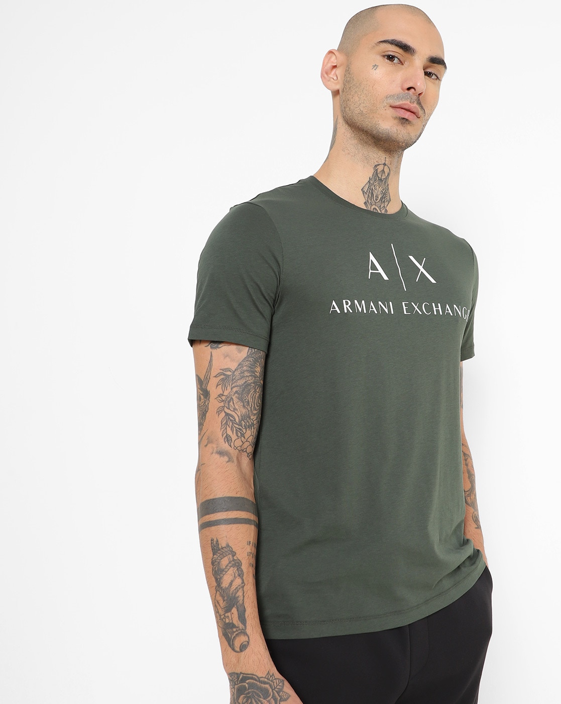 Buy Green Tshirts for Men by ARMANI EXCHANGE Online 