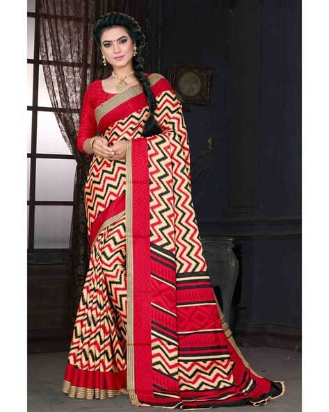 Buy Patola Silk Green and Red Mirror Work Traditional Designer Saree Online