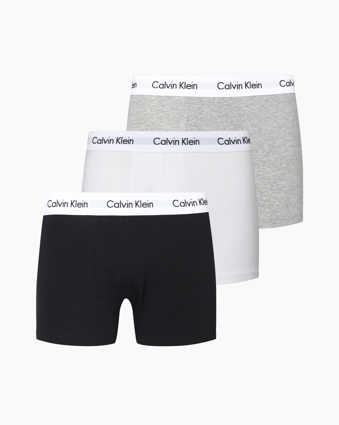 Calvin Klein Cotton Stretch Low Rise Trunk 3-Pack Black Multi