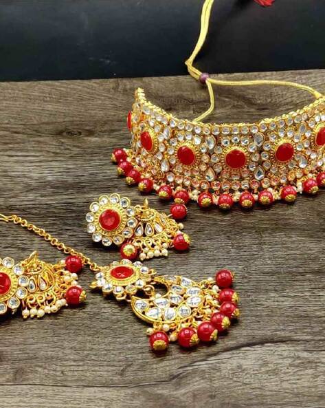 Kundan Studded Jewellery Set