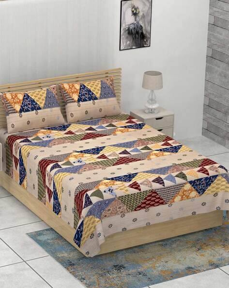single bedsheet with 2 pillow covers
