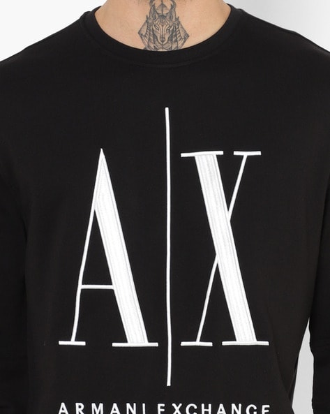 Buy Black Sweatshirt & Hoodies for Men by ARMANI EXCHANGE Online 