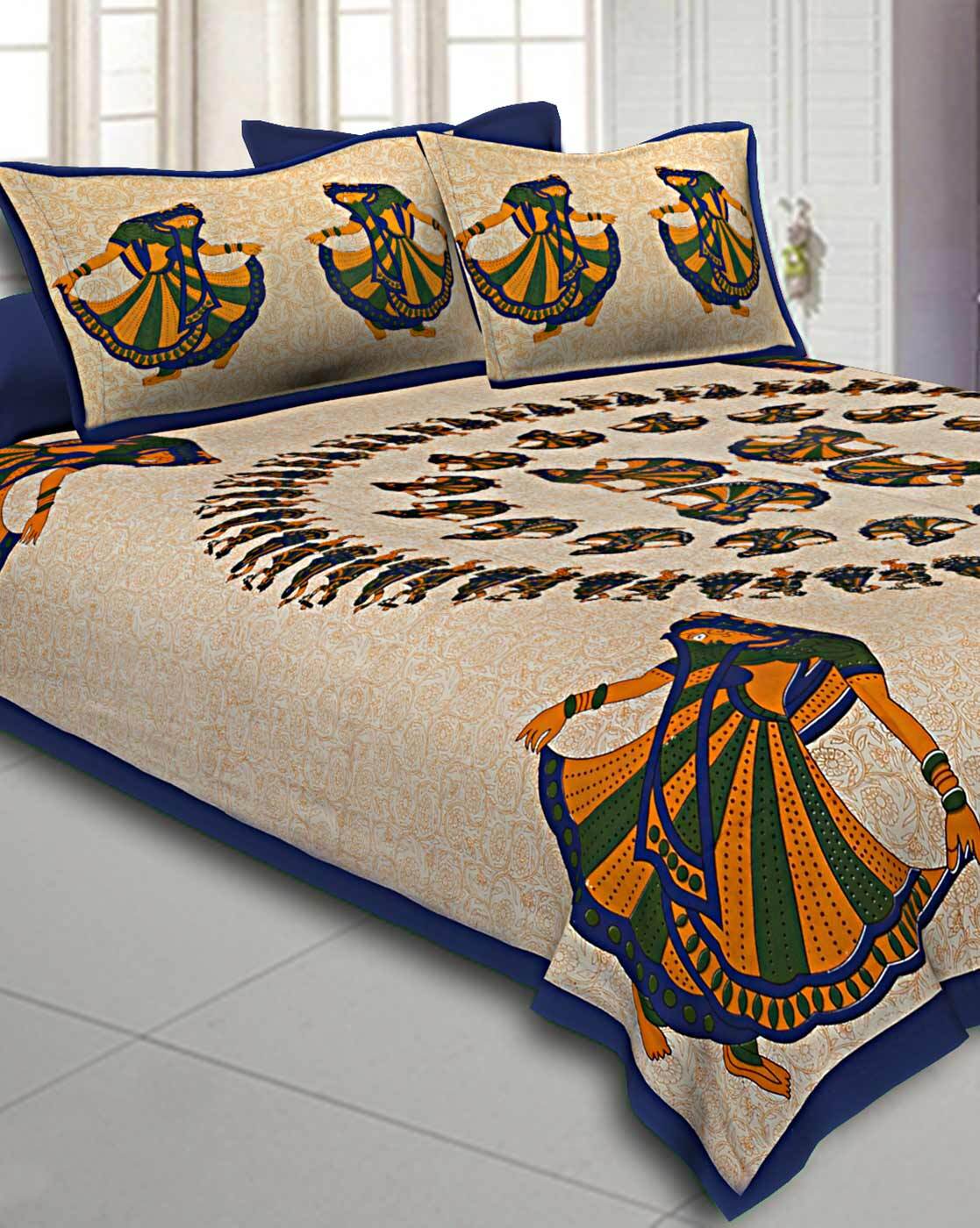 kutchi bed sheets