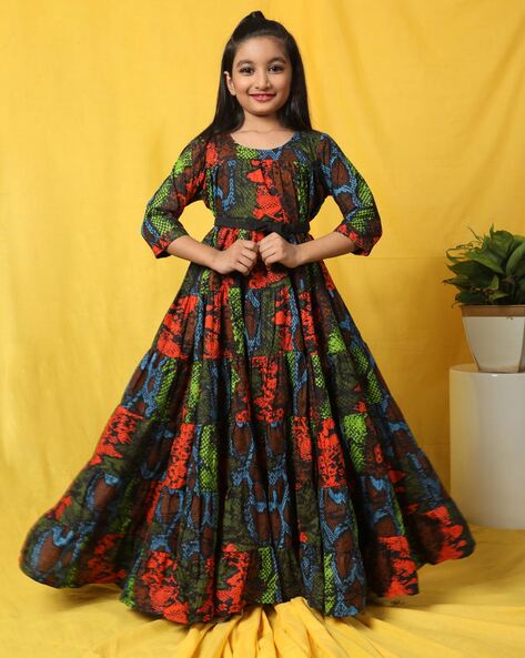 Children's long hotsell frock designs