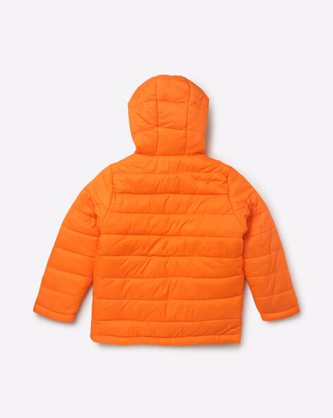 Zip-Front Hooded Puffer Jacket view 2