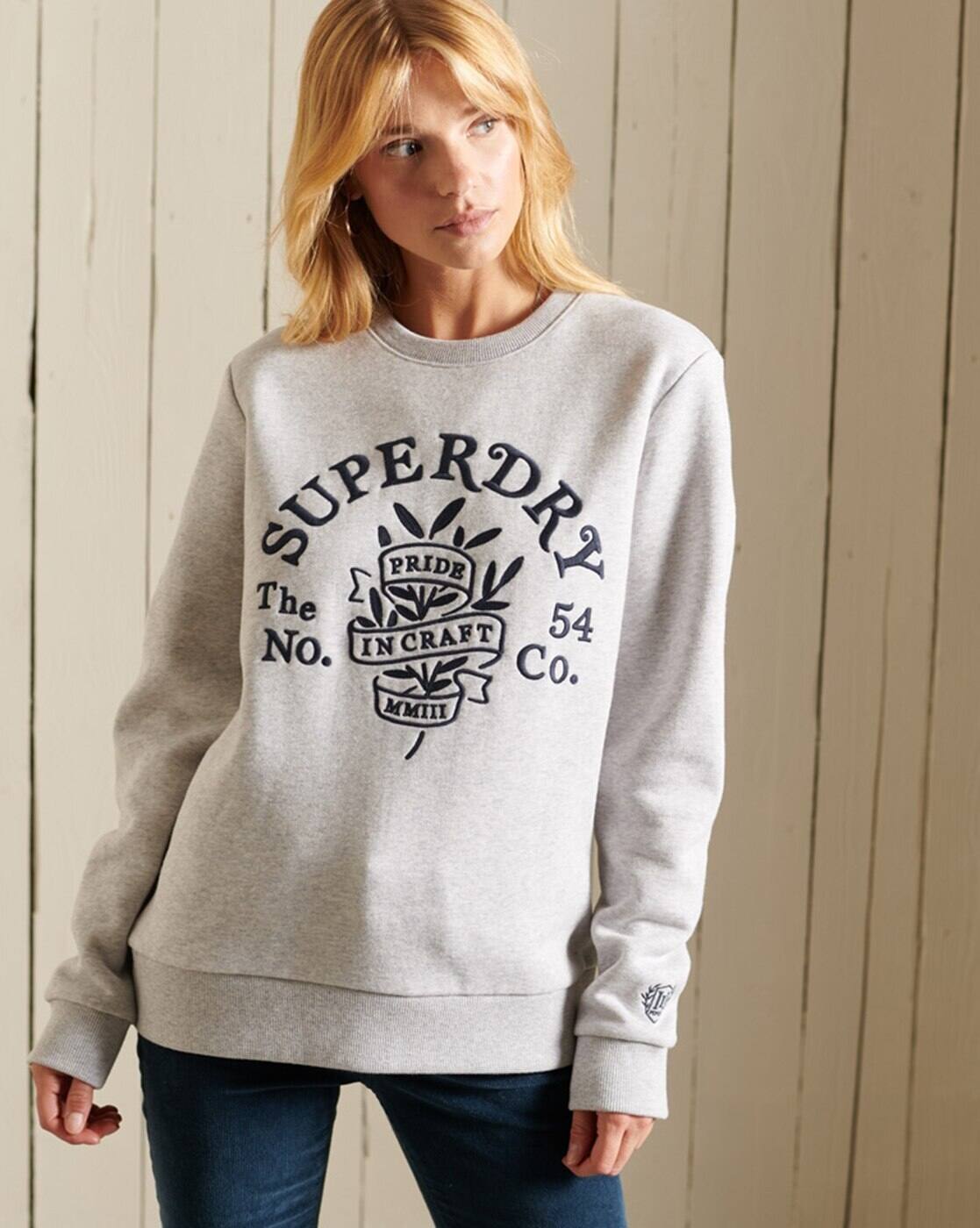 superdry long sweatshirt