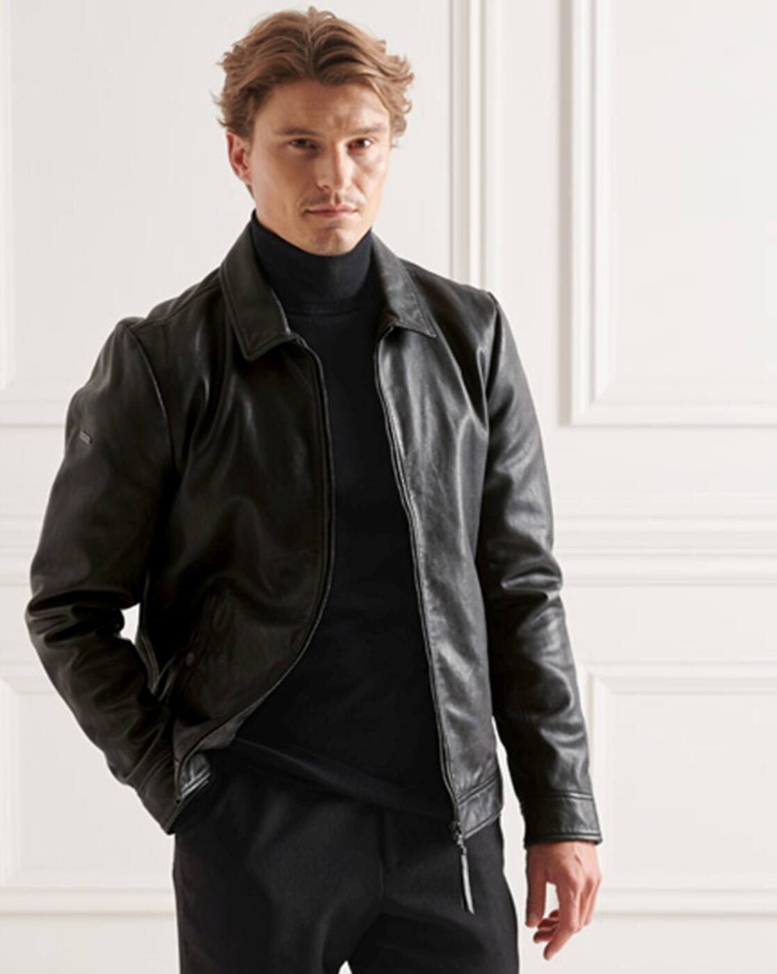 cislys leather coach jacket