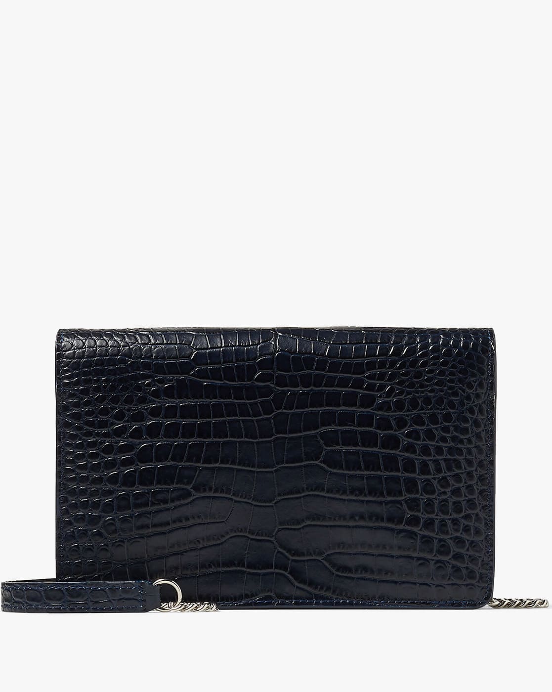 Buy Jimmy Choo Palace Croc-Embossed Clutch with Chain Strap