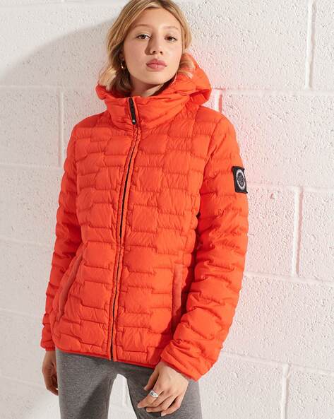 Orange winter outlet jackets