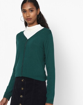 Women's Cotton Cardigan Sweater Kleding Dameskleding Sweaters Vesten 